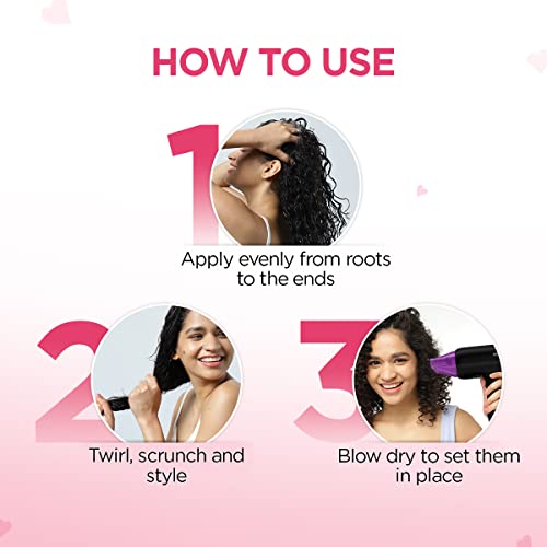 Image of BBLUNT Curl Defining Leave-In Cream for Curly Hair | Leave-In Conditioner For Frizzy, Dry, Wavy Hair | Defines Curls | Gives Nourished Shiny Curly Hair | With Shine Tonic | For Men & Women | 150 g