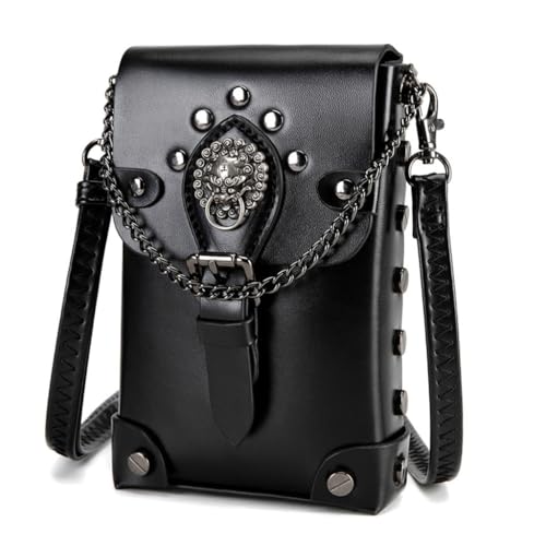 Petit sac à bandoulière gothique pour ranger vos essentiels de costume sans encombre