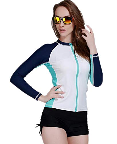 BIKMAN Trajes de Buceo para Pareja Camisetas de Manga Larga para Mujer y Hombre miniatura 4