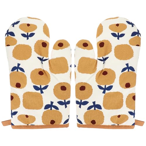 iplusmile 隔熱手袋 耐熱厚手オーブンミ キッチン調理用 防蒸気やけど防止 家用ベーキング保護グローブ 収納用吊り紐付き 料理好きへの贈り物