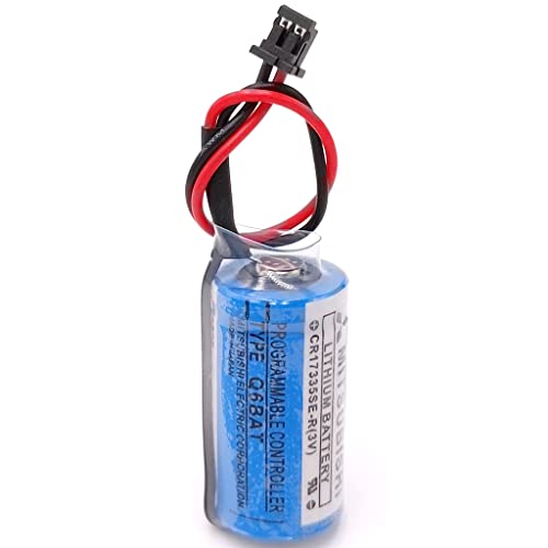 KUAN MAI New CR17335SE R/3V Q6BAT PLC 3V Li ion Battery for Mitsubishi Q25PRHCPU Q170HBATC