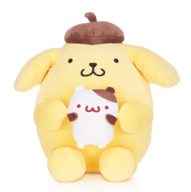 UKToyworld Pomom Purin Plush Kitty Friends Pompom 25cm Plush Toys