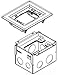 Walker 880W1818Tcal 1G Floor Box W/Flg