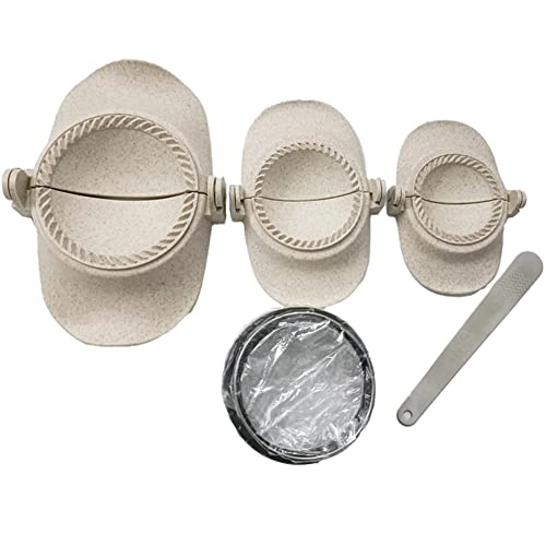 Bloepum Dumpling Maker Empanadas Mold Maker Set with Dough Cutter and Stuffing Spoon
