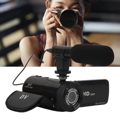 Caméscope à zoom numérique 16X avec écran tactile IPS de 2,4 pouces - 2