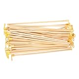 Hoement 50個 木製ランタン棒 ポータブル提灯用ハンドル 軽量耐久 屋内外装飾素材 お祭りイベント用