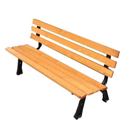 Chaise de loisirs double pour balcon : profitez du plein air sur ce banc de style pastoral