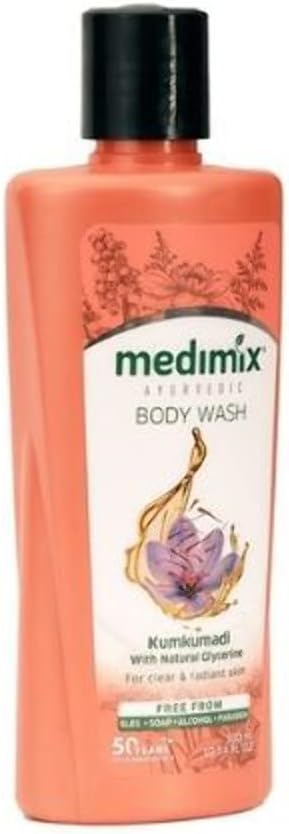 Kumkumadi & Natural Glycerine Body Wash for Clear and Radiant Skin 300 ml