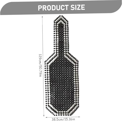Cubierta de asiento para el automóvil con cuentas transpirable de madera de 51x15 3