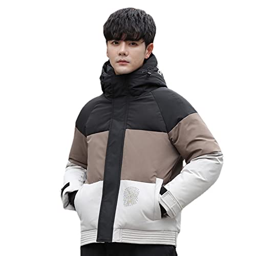 TIYRUS Jaqueta de inverno masculina engrossado bonito seção curta (cor: verde, tamanho: médio)