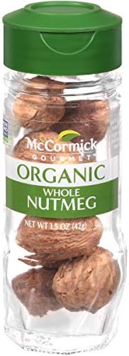 McCormick Gourmet Organic Whole Nutmeg, 1.5 oz