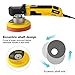 URCERI Pulidora Excéntrica Coche Profesional, 710W, 2500-6500RPM, 6 velocidades Ajustables, Pulidora de...