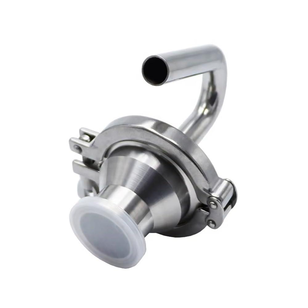 Automatisches Entlüftungsventil Mit Tri-Clamp-Anschluss, Poliertes Entlüftungsventil Aus Edelstahl 316, Vertikale Installation for Industrielle Rohrleitungen Und Behälter, 3/4"-2", 1 Stück(3/4")