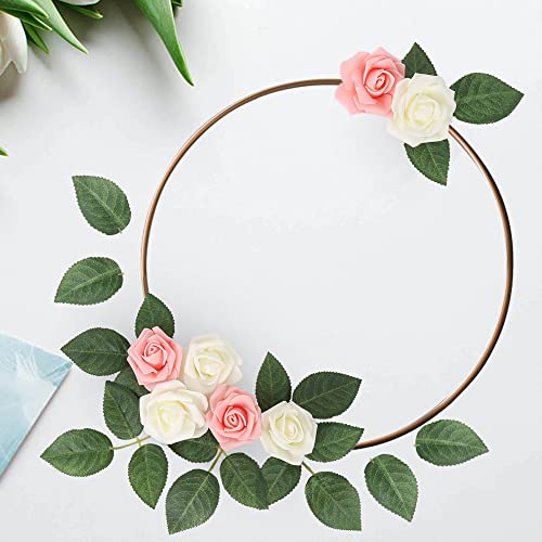 Insunsix Artificial Rose Flower Heads, 200 Pcs Ivory Stemless Roses Artificial Rose Flower Heads For Crafts 1.97In Fake Roses Heads Artificial Roses For Diy Craft Wedding Party Decoration(Lvory) #TOP6