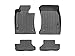 WeatherTech Custom Fit FloorLiners for Mini Convertible, Cooper - 1st & 2nd Row (44136-1-4), Black