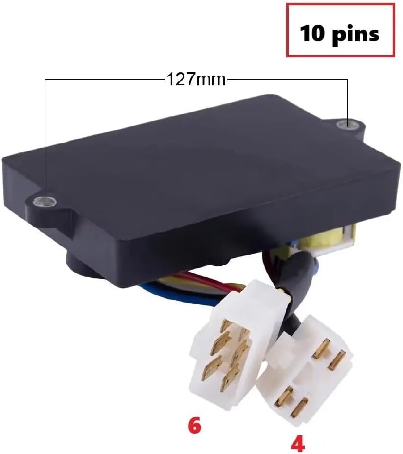 10/12/13/14 Wires 5KW 8KW Welding Generator AVR Automatic Voltage Welder Stabilizer Adjustment Parts(2 plug 10wires)
