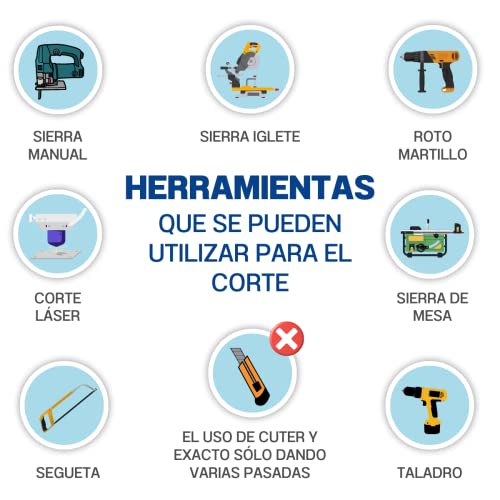 Catálogo de Acrilico transparente los 5 mejores. 3 Imagen adicional