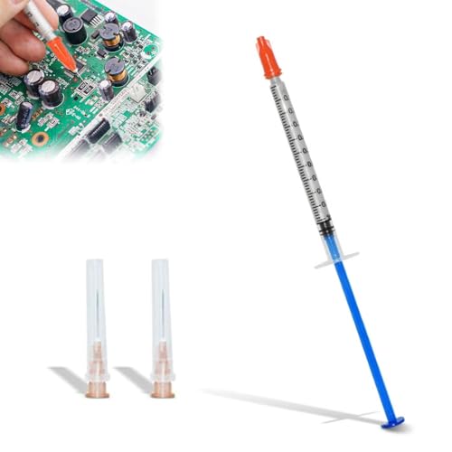 KINGTAIXIN Conductive Silver Paint Pen 1 ml Electrically Conductive Adhesive Conductive Adhesive Conductive Pen Electronic Soldering Welding Tool for Electronics Repair Applications