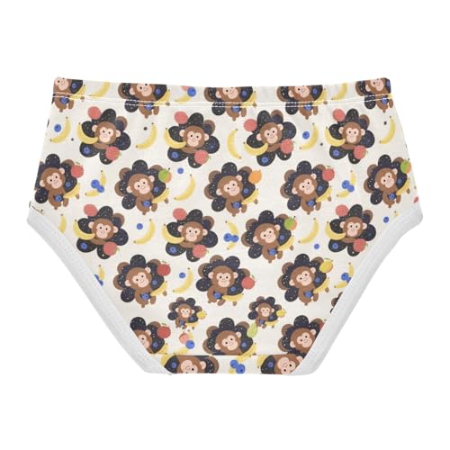 Monkey Fruit Toddler Girls's Underwear 2T 23006752