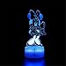 Luce 3D Cartoon Mickey Mouse Minnie A Giocattoli LED Lampada da tavolo Decor Luce con telecomando per bambini Natale Halloween compleanno