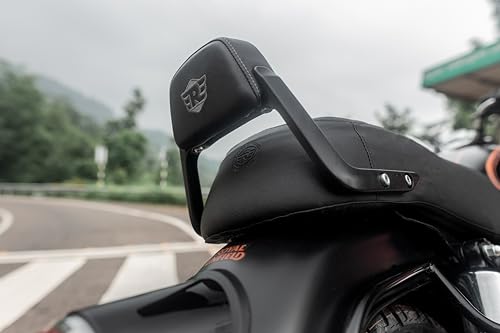 Image of Royal Enfield KXA00151 Black Passenger Backrest Mounts for New Bullet 2023 Model