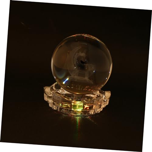 DIYEAH 1pc Crystal Lamp Adornment for Home Decor Delicate Craftsmanship for Desktop Study Room and Office Decoration