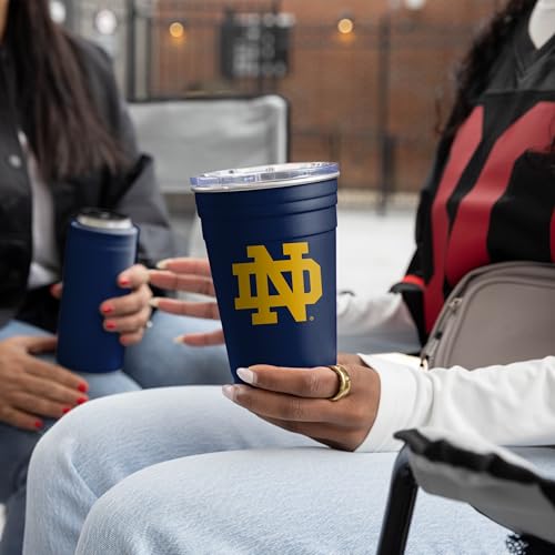 Image of Logo Brands NCAA 22 oz Stainless Steel Tailgate Cup -Double Wall Vacuum-Sealed Durable For Hot & Cold Drinks, Perfect for Gameday & Tailgating