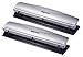 Bostitch Office 3 Hole Punch, 12 Sheet Capacity, Metal, Silver, 2-Pack