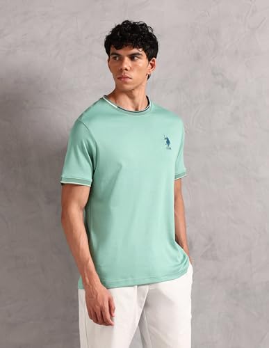 Image of U.S. Polo ASSN. Mens OEE08 Crew Neck Comfort Fit Lounge T-Shirt