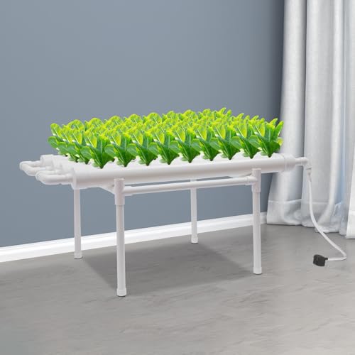 DSYOGX Hydroponic Grow Kit 36 Fori 4 Tubi di Coltivazione
