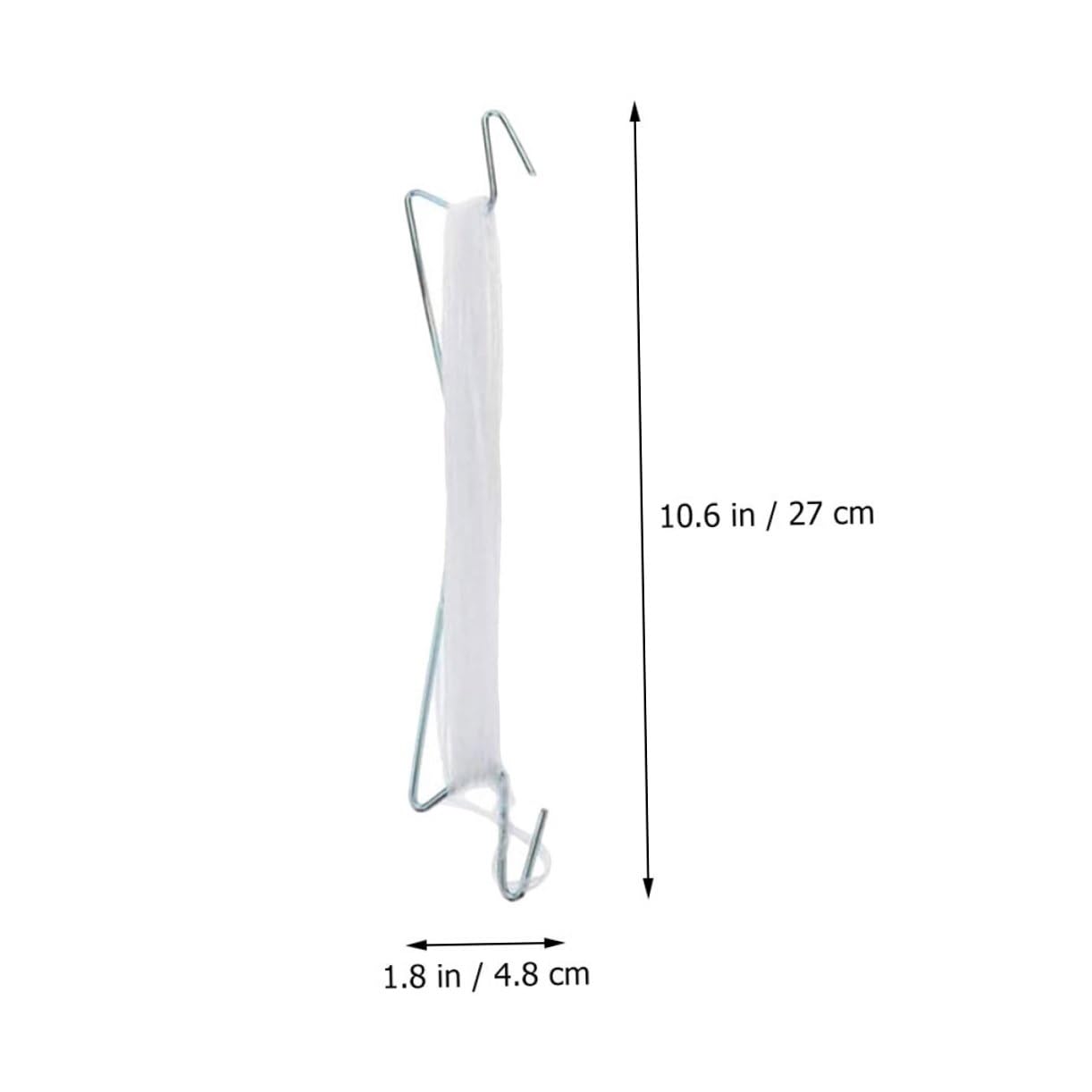 BESPORTBLE 2 Set di Cetrioli Appesi Piantine di Pomodoro Gancio Pomodori Controllo A più Livelli Verdure Picchetti Recinzione Palo Pianta Sollevato Twist Impilabile Pisello Stecca in Acciaio