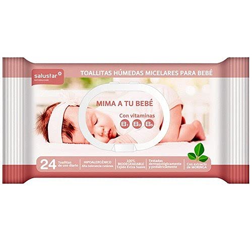 Toallitas especial rostro para bebé Salustar 24 unidades