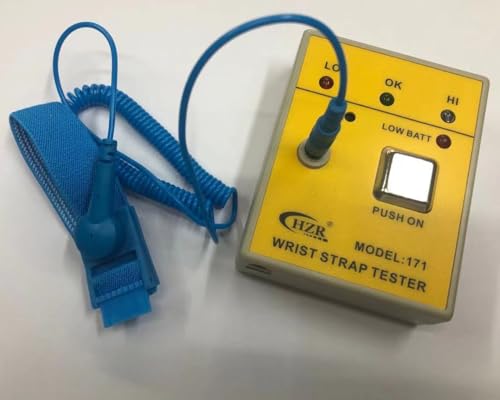 Image of Wrist Strap Grounding Tester Anti-Static ESD Test Ground Wires Test Device Only