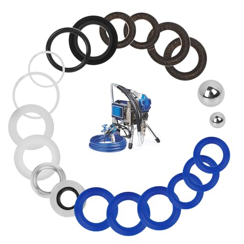 244194 Pump Repair Packing Kit - Airless Paint Sprayer Pump Accessories Repair Kit for Graco 295 390 395 490 495 595 3400 Aftermarket