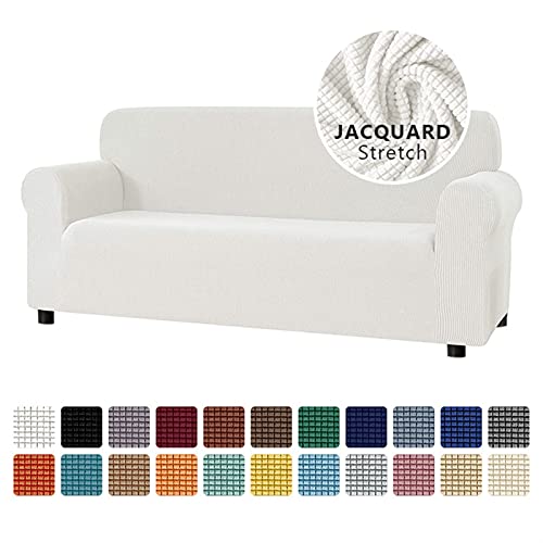 Cubierta de sofá de jacquard elástica y protector lavable para sofás en forma de L 3