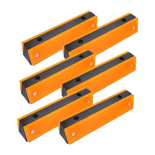 Marcadores Reflectivos Rectangulares para Pavimento VILLCASE 6 Piezas miniatura 1
