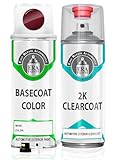 ERA Paints WA301N/GAQ - Red Jewel Tintcoat Metallic for GMC Exact Match Automotive Touch Up Paint Spray - 2K Essential Kit