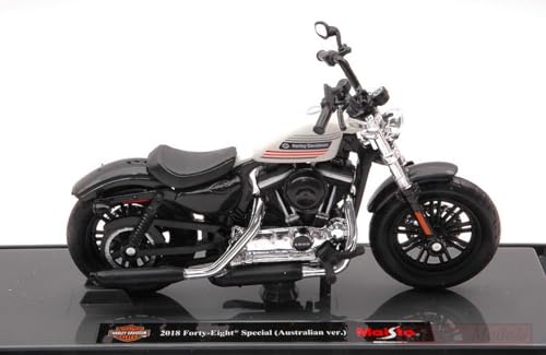 MODELLINO IN SCALA COMPATIBILE CON HARLEY DAVIDSON 2018 FORTY-EIGHT SPECIAL AUSTRALIAN VERSION 1:18 MAISTO MI18862