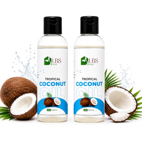 Image of Sweet Coconut Oil 100% Pure Cold Pressed | Extra Virgin Natural Carrier Oil for Hair, Skin & Body Massage | Deep Moisturizing Oil for Soft & Healthy Looking Hair | 100ml (Pack of 2)