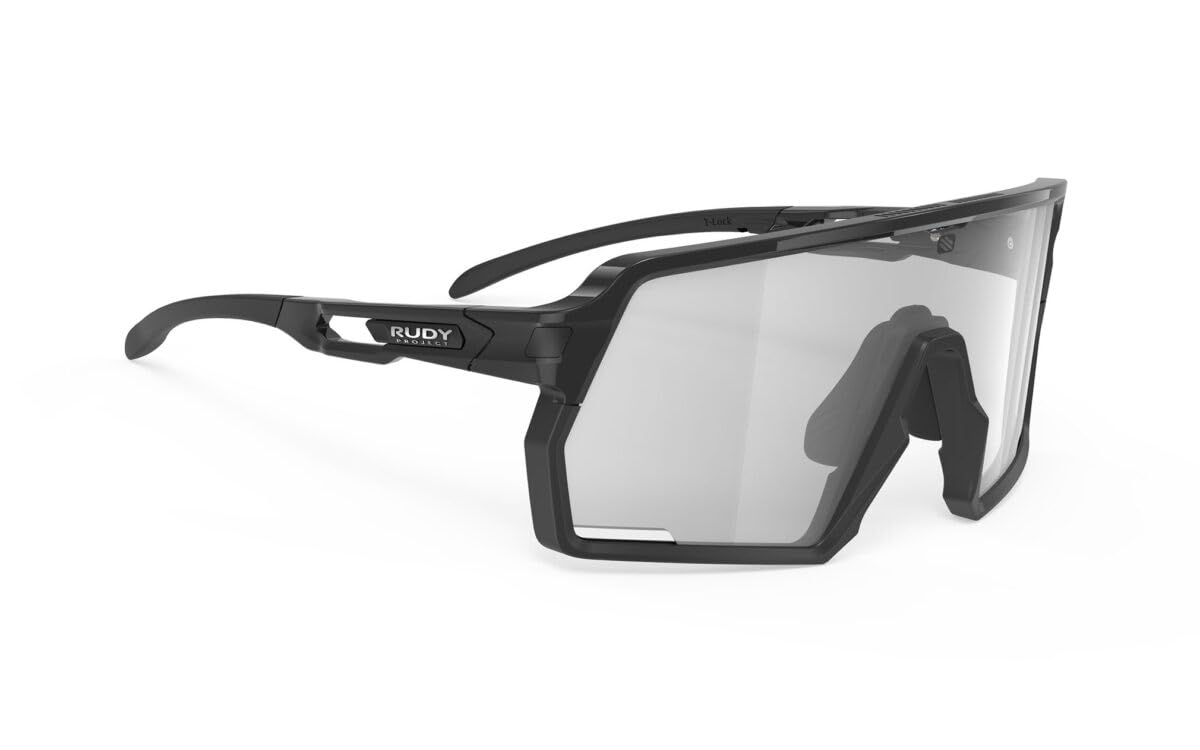 Rudy Project Unisex Kelion Gloss Impactx Photochromic 2laser Black Sonnenbrille, schwarz, One Size