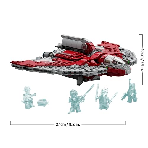 75362 Star Wars Shuttle Jedi T-6 di Ahsoka Tano, Astronave Giocattolo da Costruire con 4 Minifigure Incluse Sabine Wren e Marrok con Spade Laser, Regalo della Serie Ahsoka - Lego - Immagine 7