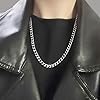 Men's Necklaces, 5 mm Chain 55 cm Length Silver Chain Mens Stainless Steel Necklace for Men Chain Gifts for Boy Husband Brother Boyfriends #3