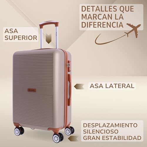 EL CABALLO Women's Medium, Gold, Mediana 6