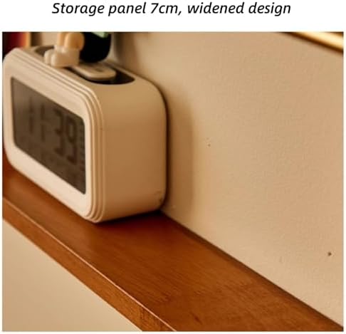 Wall Mounted Magazine Rack - Solid Wood Holder, Floating Shelves for Books, Stylish Organizer for Entryway, Office & Living Room Décor