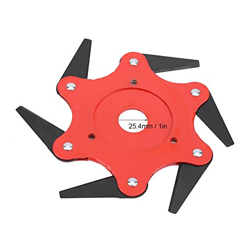Cortador De Grama Cortador Cabeça Jardim 6 Lâminas De Aço