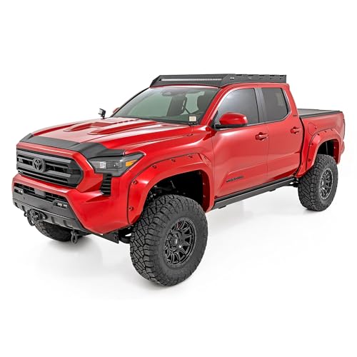 Rough Country Hood Protector for Toyota Tacoma (2024-2026) – High-Density Thermoplastic, No-Drill 3M Install, Flat Black - image 4
