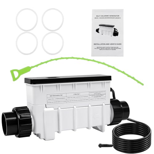 EC-520554 Salt Cell Chlorine Generator Compatible with Pentair IntelliChlor IC20 Salt Cell Chlorination Systems, Salt chlorinator for Swimming pools up to 20,000 gallons, Replaces for EC-520554 520554