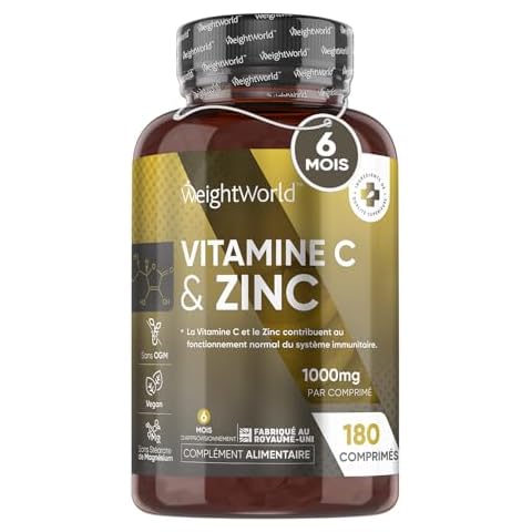 Vitamine C 1000mg + Zinc Bisglycinate - WeightWorld Cover