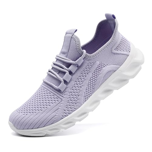 Image of DLWKIPV Womens Slip on Walking Tennis Shoes for Women Work Running Athletic Gym Sports Sneakers Lightweight Casual Shoe