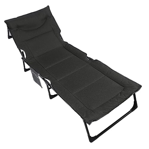 Teamsky Cuna Plegable De Aleación De Acero, Cama Para Acampar Con Respaldo Cómodo, Cuna Portátil Transpirable Para Piscina, Playa, Oficina Teamsky Cuna Plegable De Aleación De Acero, Cama Para Acampar Con Respaldo Cómodo, Cuna Portátil Transpirable Para Piscina, Playa, Oficina